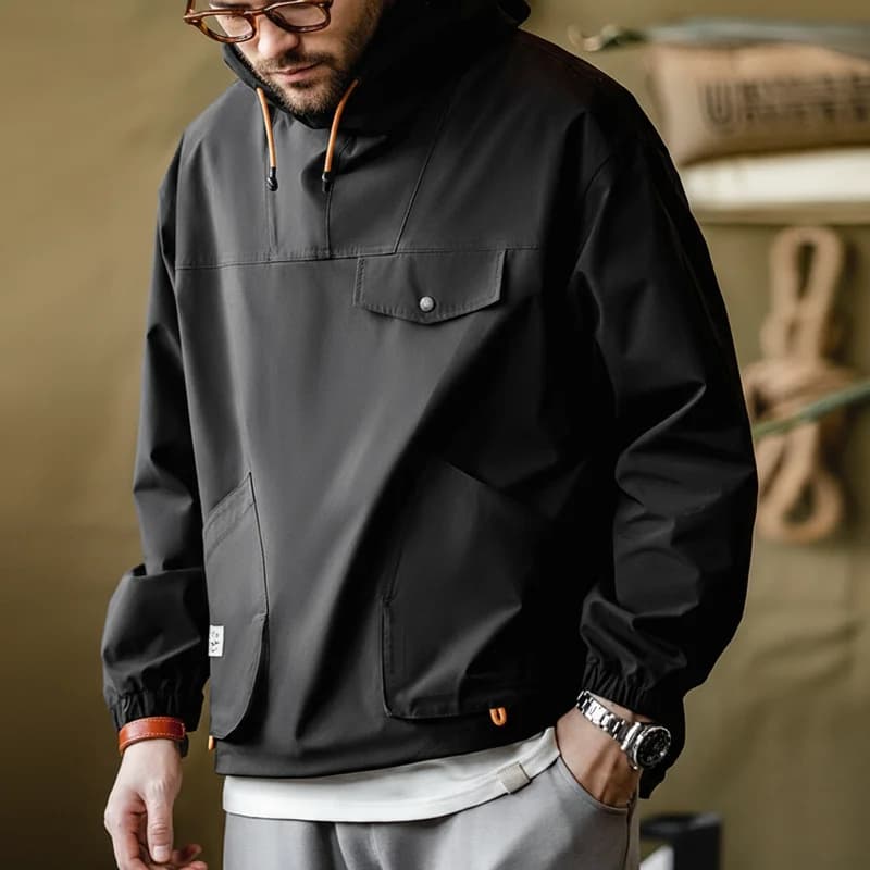 Veste multi-poches Maden outdoor - Parka coupe-vent loose randonnée escalade printemps automne