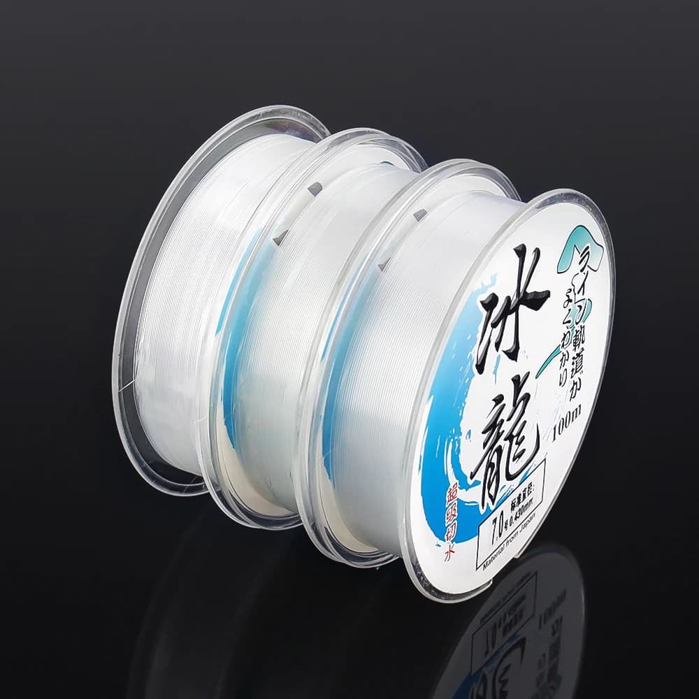 Fil de pêche nylon japonais DNDYUJU 100 mètres résistant eau douce et mer pour accessoires pêche