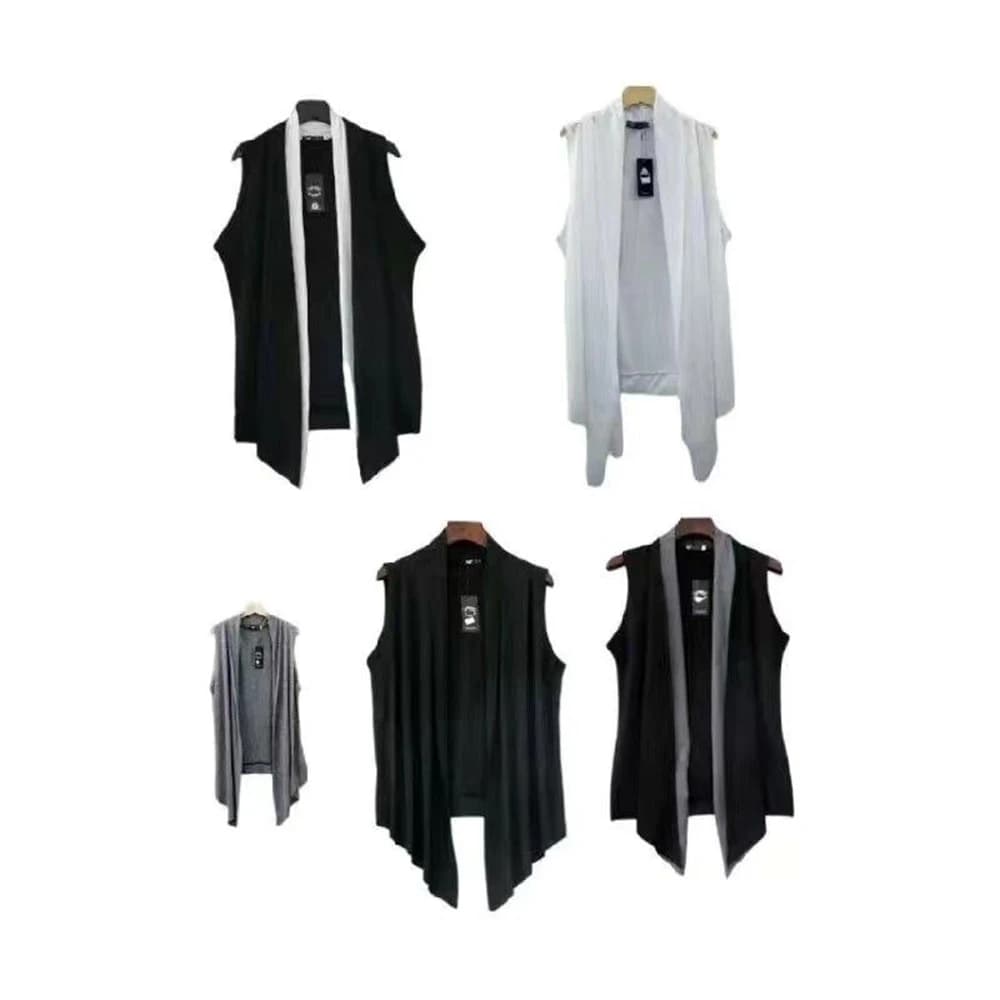 Veste cardigan unisex streetwear épurée 2025, coupe slim et couleurs sombres pour un style campus tendance