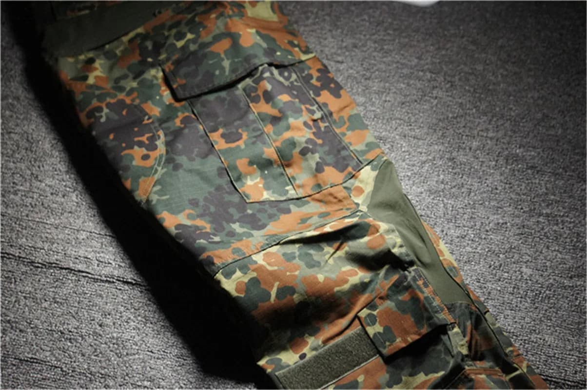 Pantalon entraînement tactique Flecktarn GEN3 - Chasse pêche GSG9 ripstop camping randonnée escalade