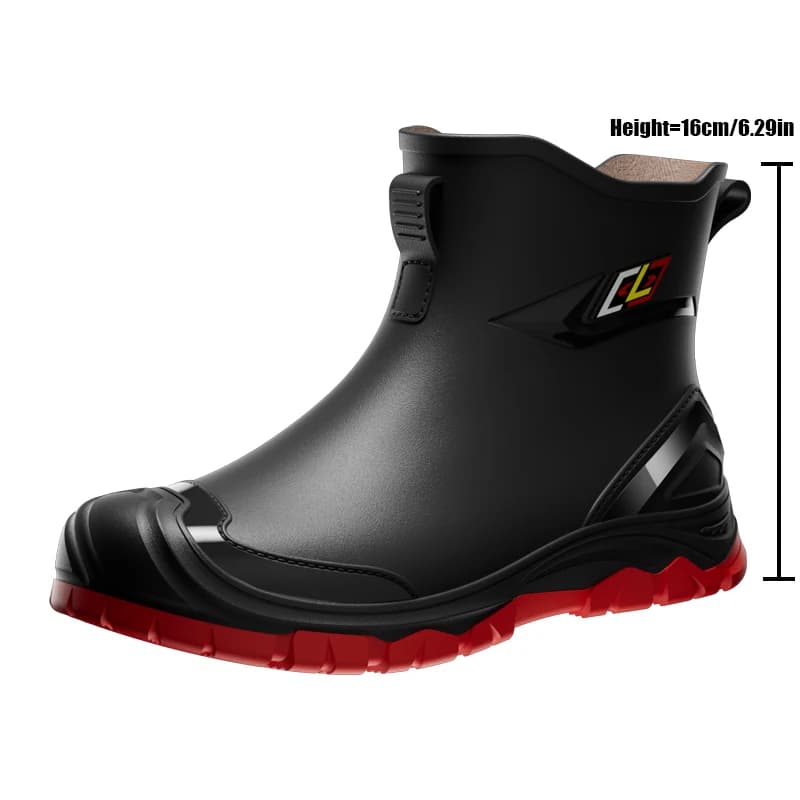 Bottes de pêche homme caoutchouc qualité supérieure antidérapantes imperméables travail extérieur