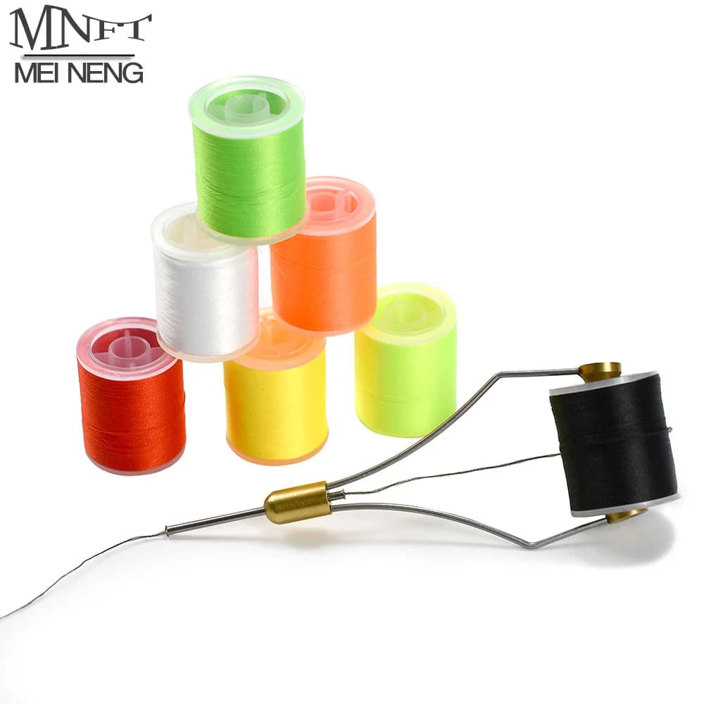 Fil de montage MNFT 2 bobines 150D polyester pour création de mouches artificielles - Matériel fly tying