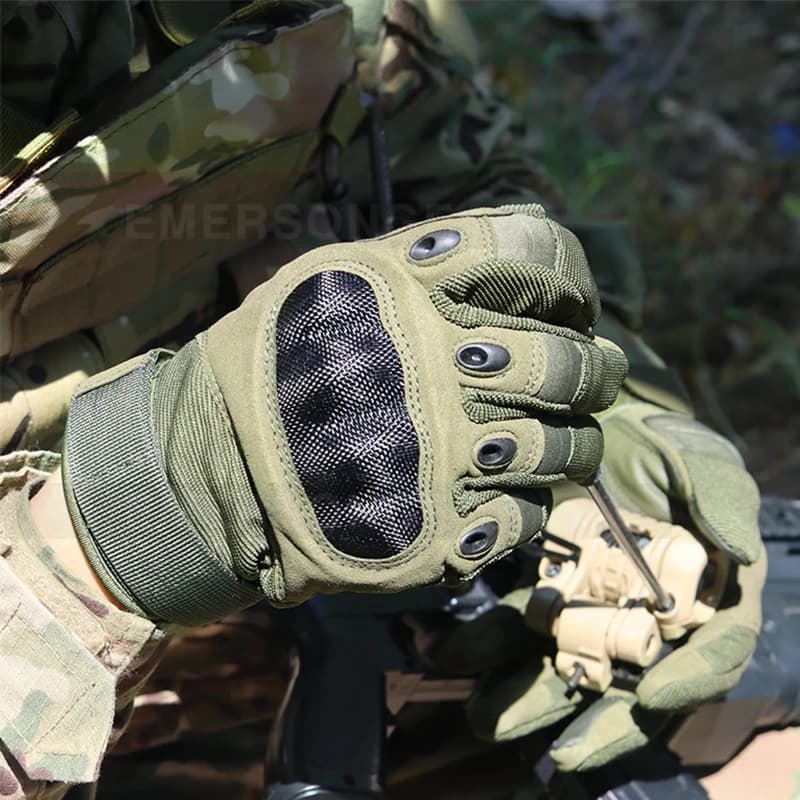 Gants tactiques Emersongear doigts complets pour pêche sportive et activités outdoor