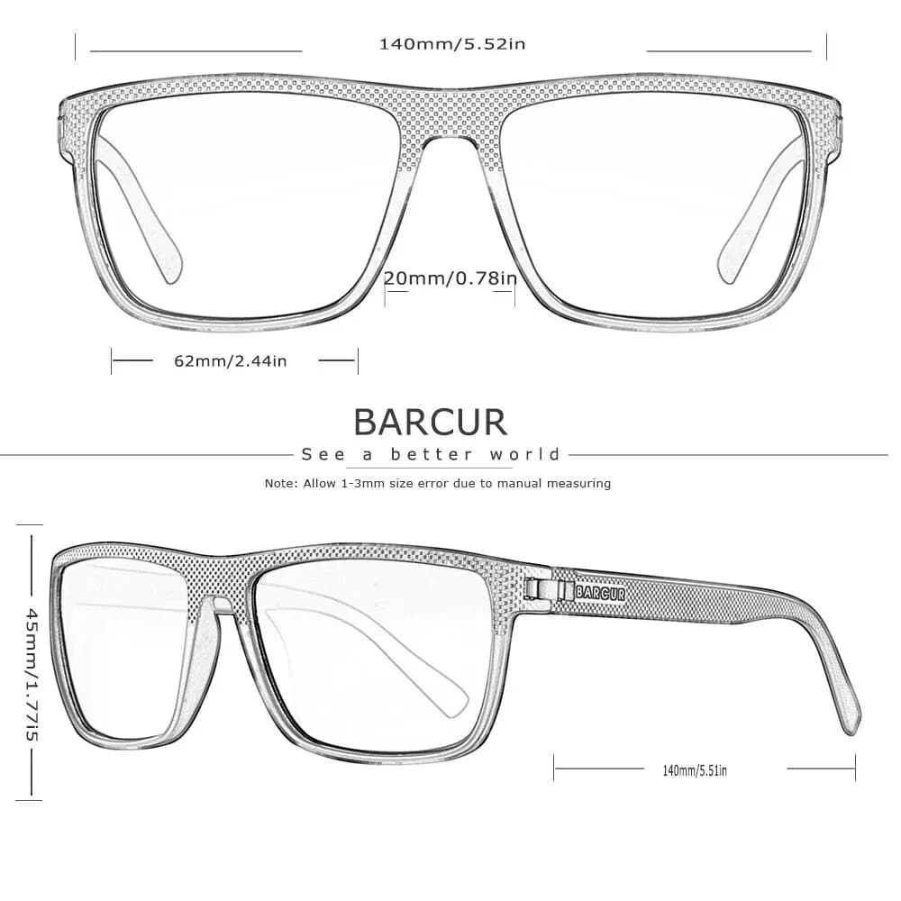 Lunettes de soleil sport polarisées TR90 légères pour hommes - Protection UVAB complète accessoire pêche