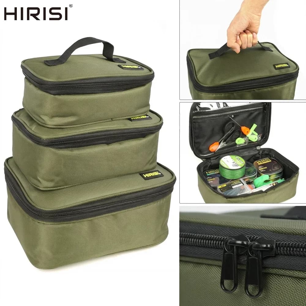 Sac pêche carpe multi-usage Hirisi PVC Oxford rangement moulinets leurres accessoires pêche