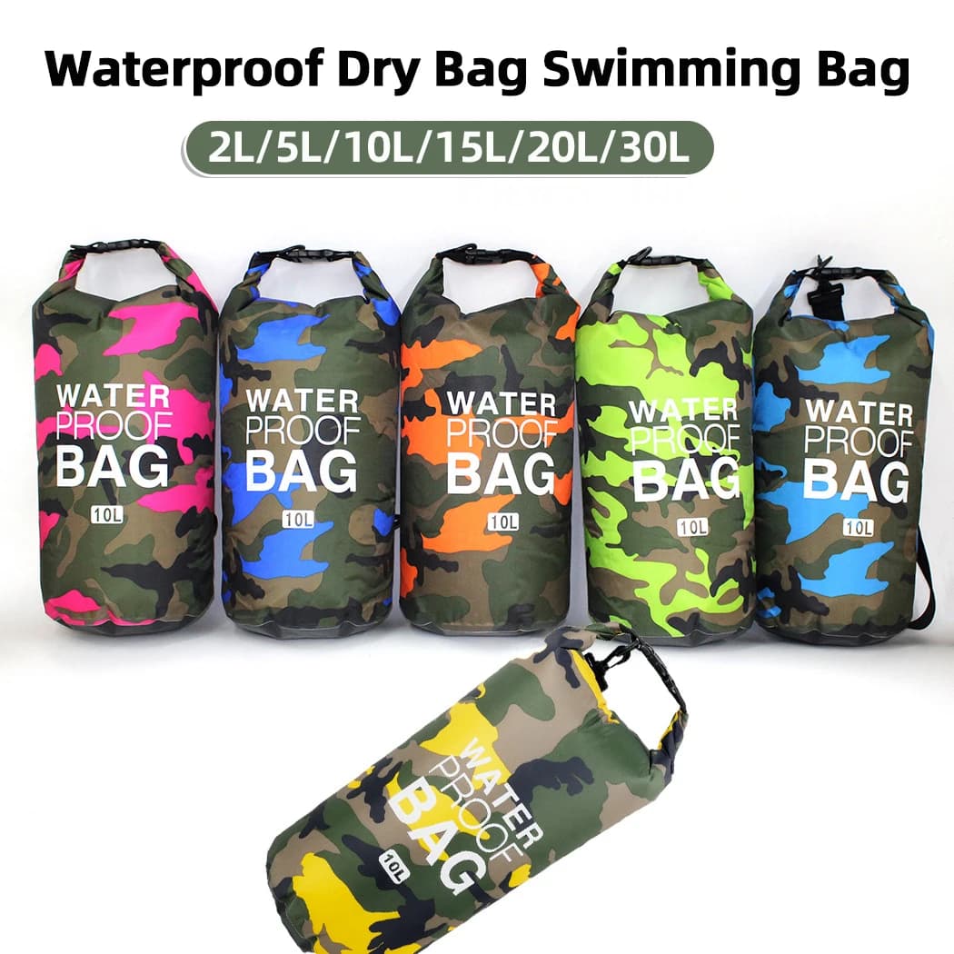 Sac étanche 2L 5L 10L 15L 20L 30L pour femmes hommes sports outdoor natation rafting kayak randonnée