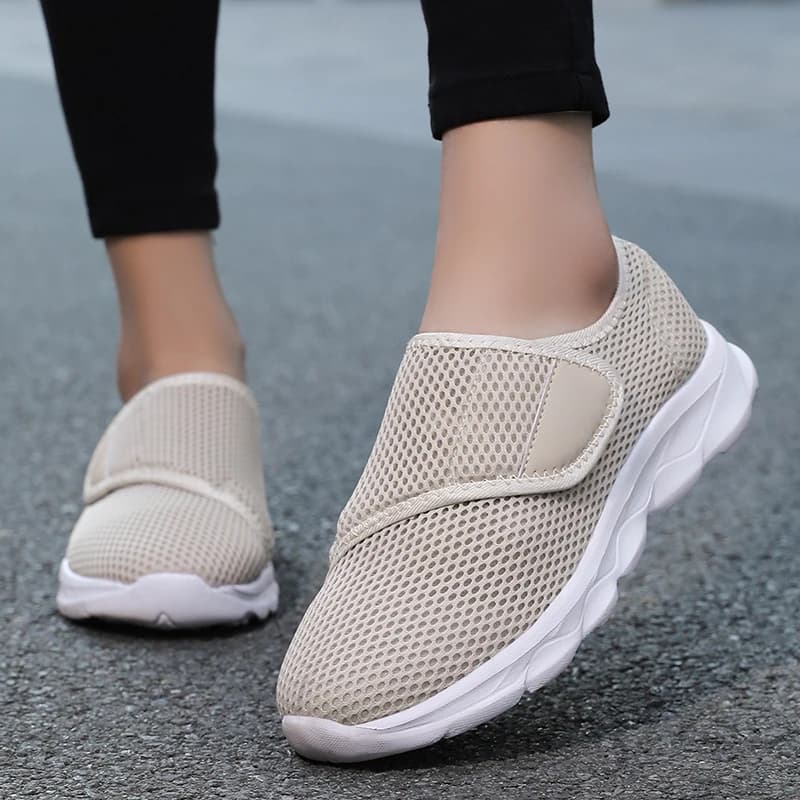 Chaussures orthopédiques larges diabétiques confortables ajustables pour pêche marche pieds sensibles