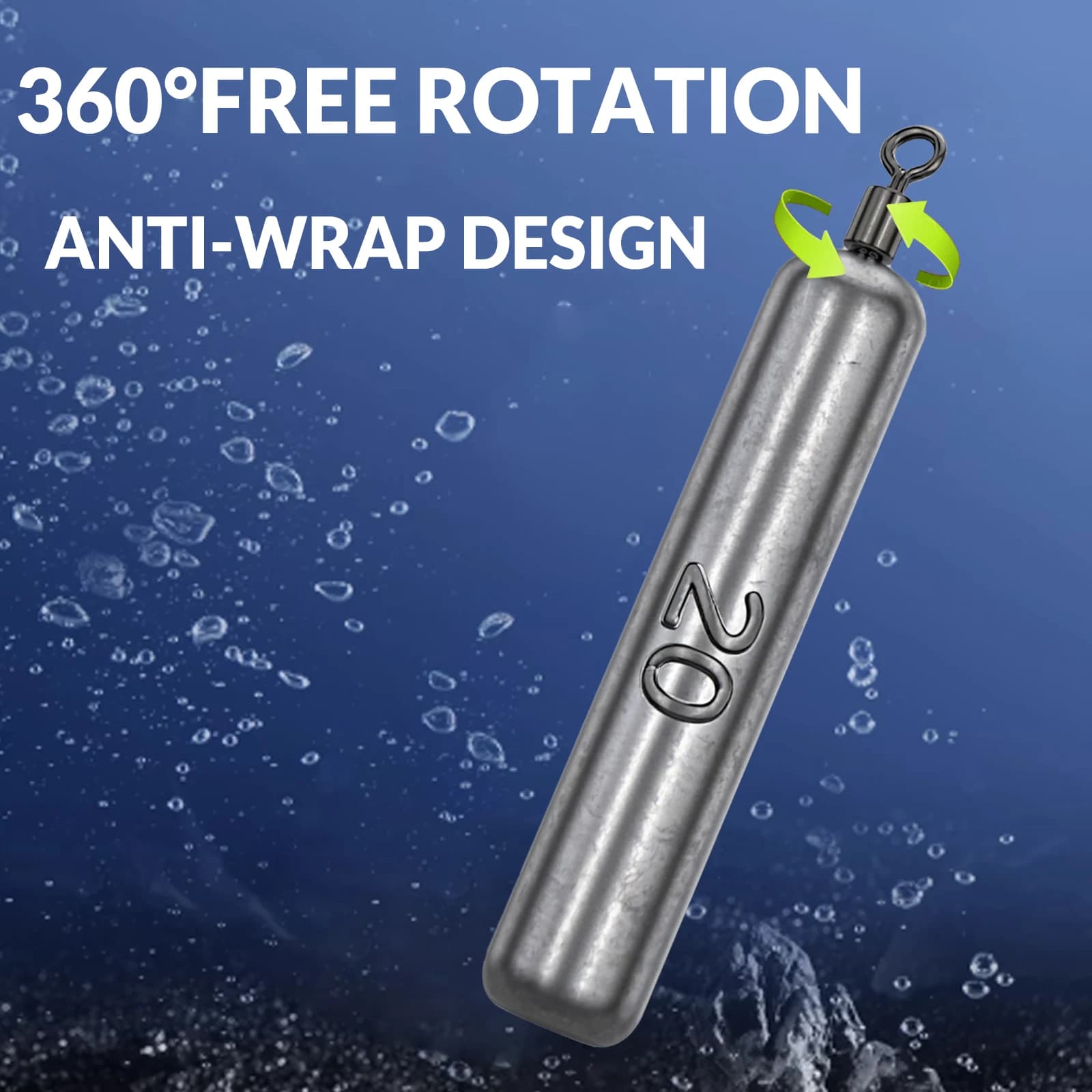 Plombs Drop Shot 5-20pcs 9KM pour Free Rig Jika Rig - Pêche du Bar Eau Douce et Salée