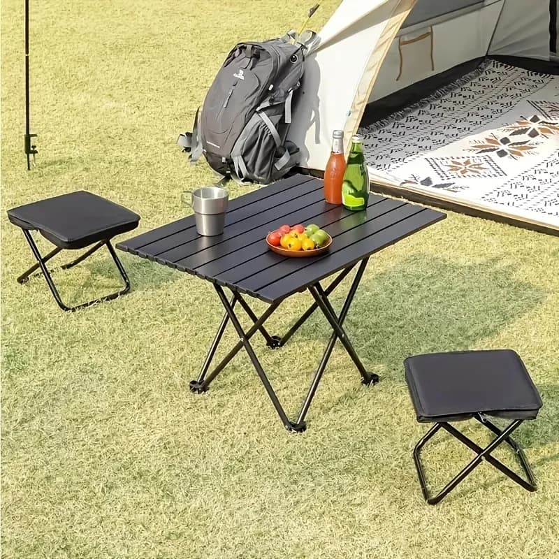 Tabouret pêche pliant style sac à main 2026 - Siège compact pour voyage et pique-nique