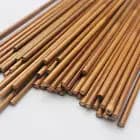 12 fûts flèches bambou 80/84/90cm OD 7.5-8.5mm encoche auto pour fabrication flèches pêche artisanale
