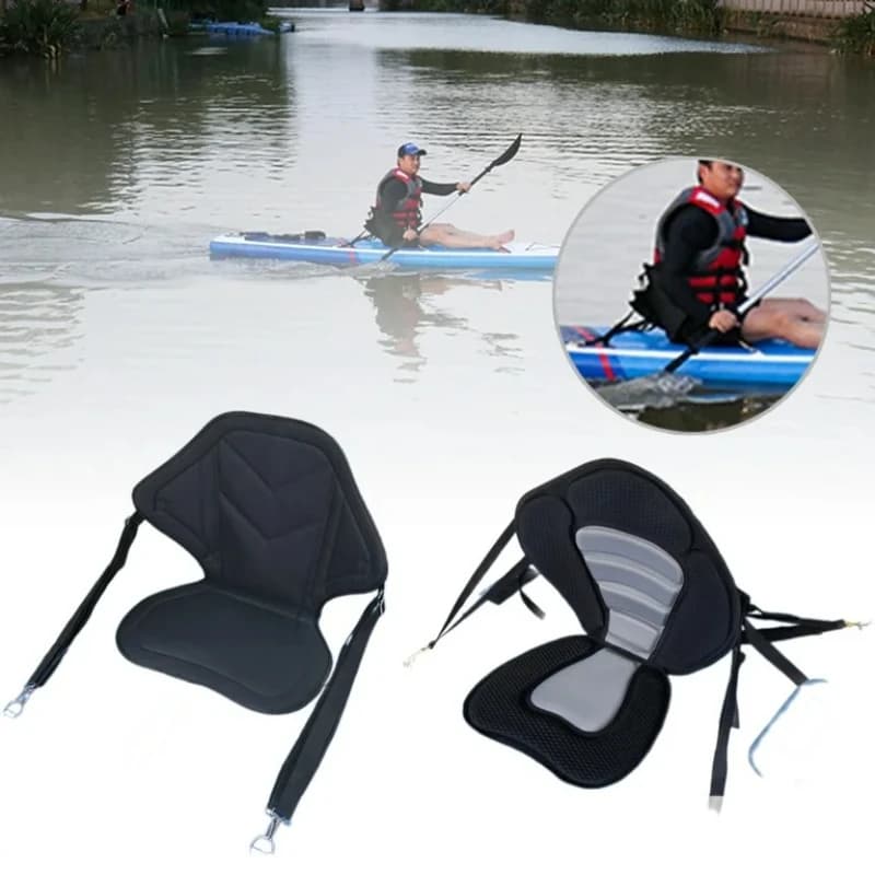 Siège de kayak rembourré réglable - Support dorsal confortable pour pêche et SUP