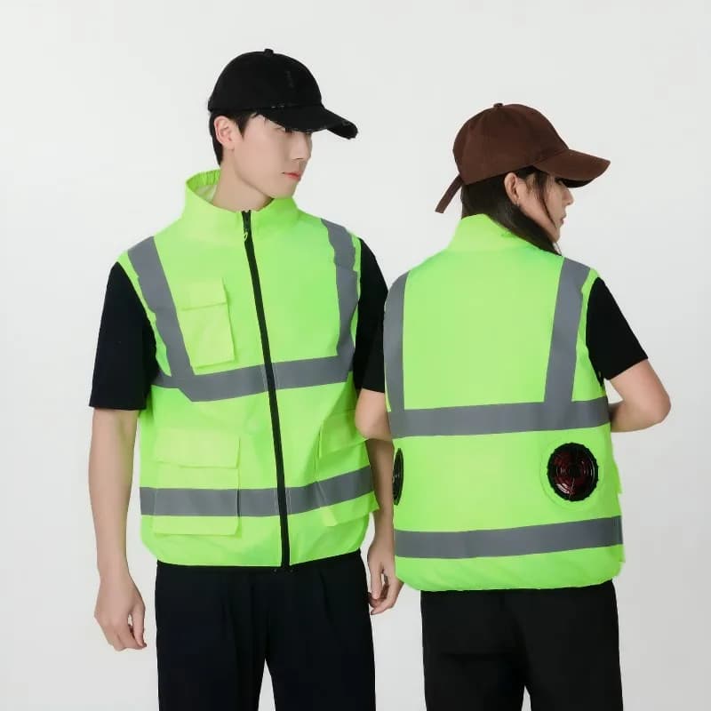 Veste rafraîchissante ventilée anti-coup de chaleur pour travaux extérieurs et chantiers été