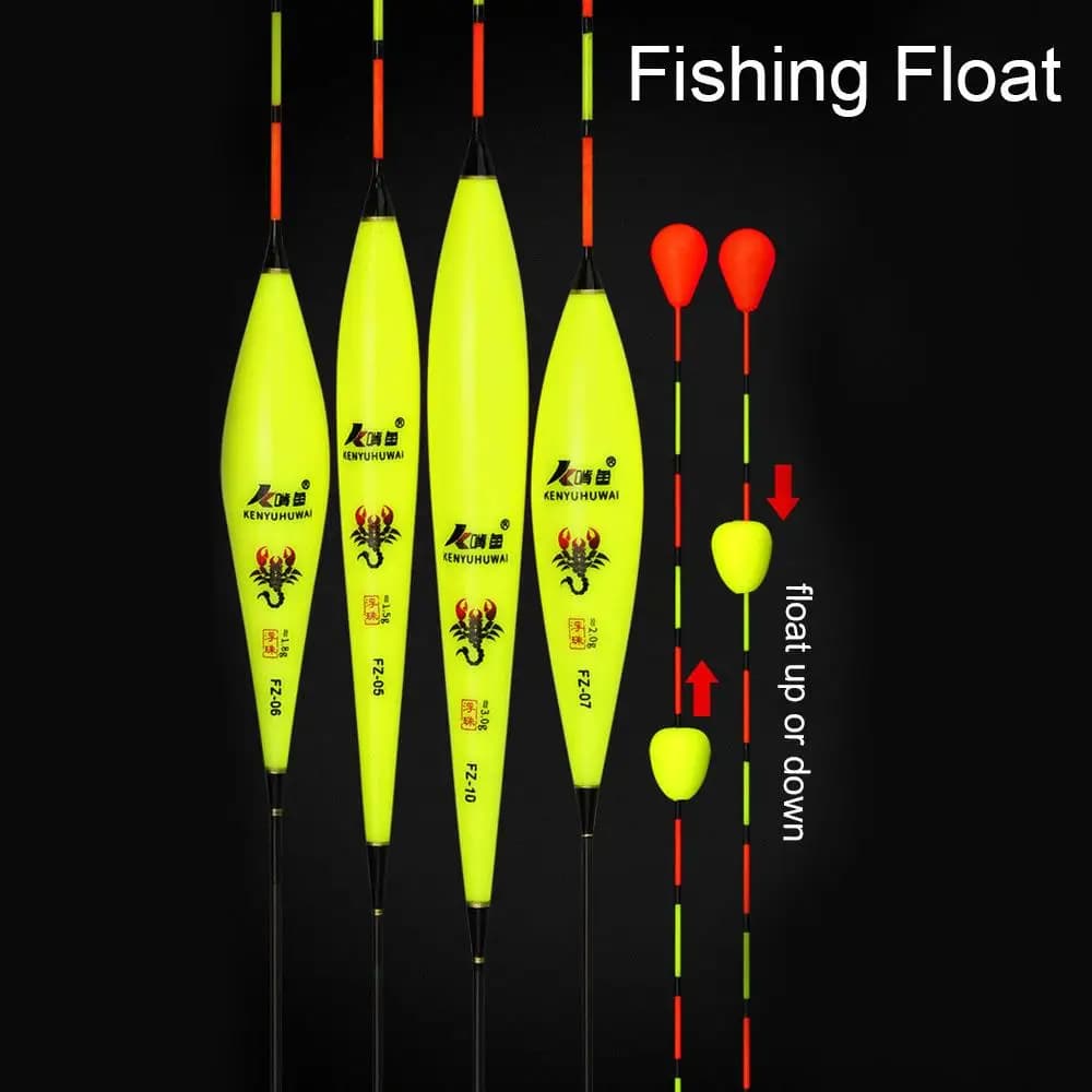 Flotteur composite nano perlé pour pêcheurs malvoyants - Bille flottante coulissante accrocheuse