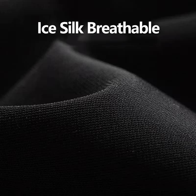 Manches de pêche Ice Silk été protection UV doigts libres anti-dérapage homme femme