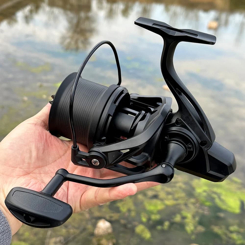 Moulinet spinning puissant GHOTDA 8000 9000 10000 12000 pour pêche carpe mer bateau - Frein 20KG Long Casting