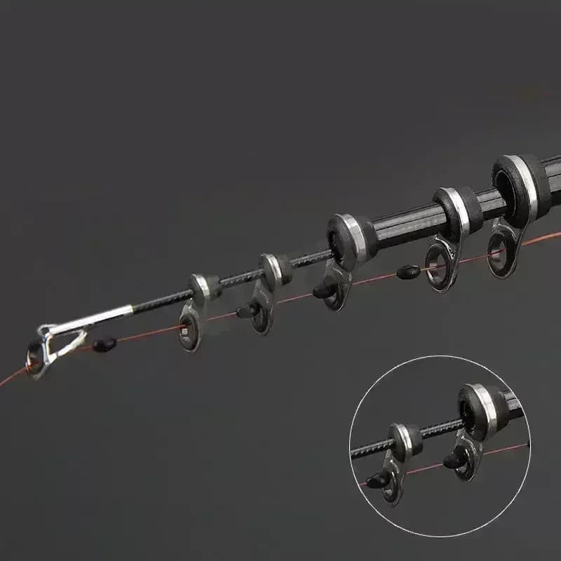 Canne télescopique carbone 2.7m-7.2m ultra légère - Pêche roche, carpe, voyage, mer