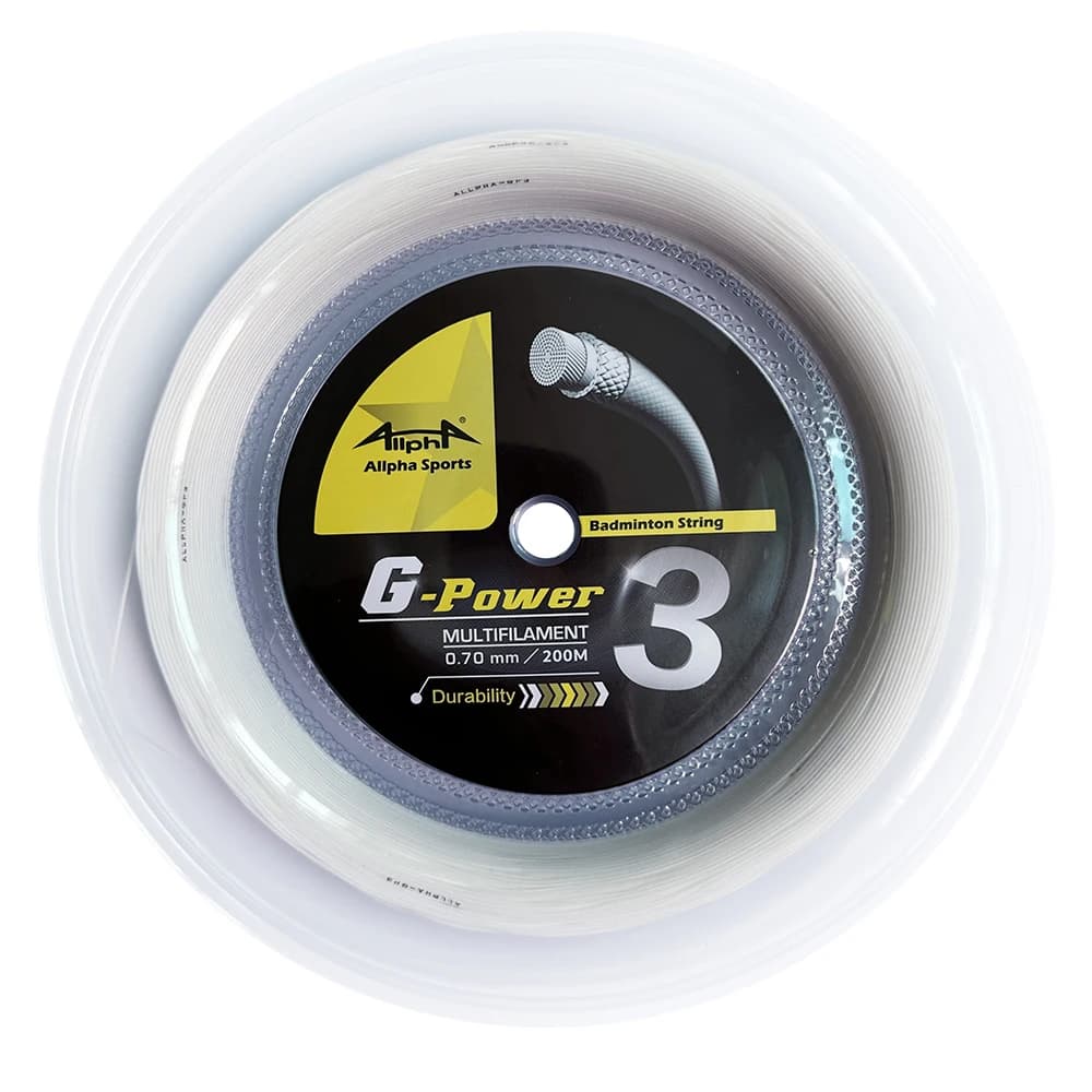 Bobine Allpha 200m fil 0.70mm pour pêche - Entraînement extérieur qualité GP3 cannes et moulinets
