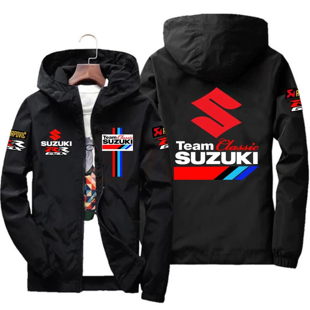 Veste Suzuki Racing printemps automne homme coupe-vent décontractée sport outdoor couple tendance