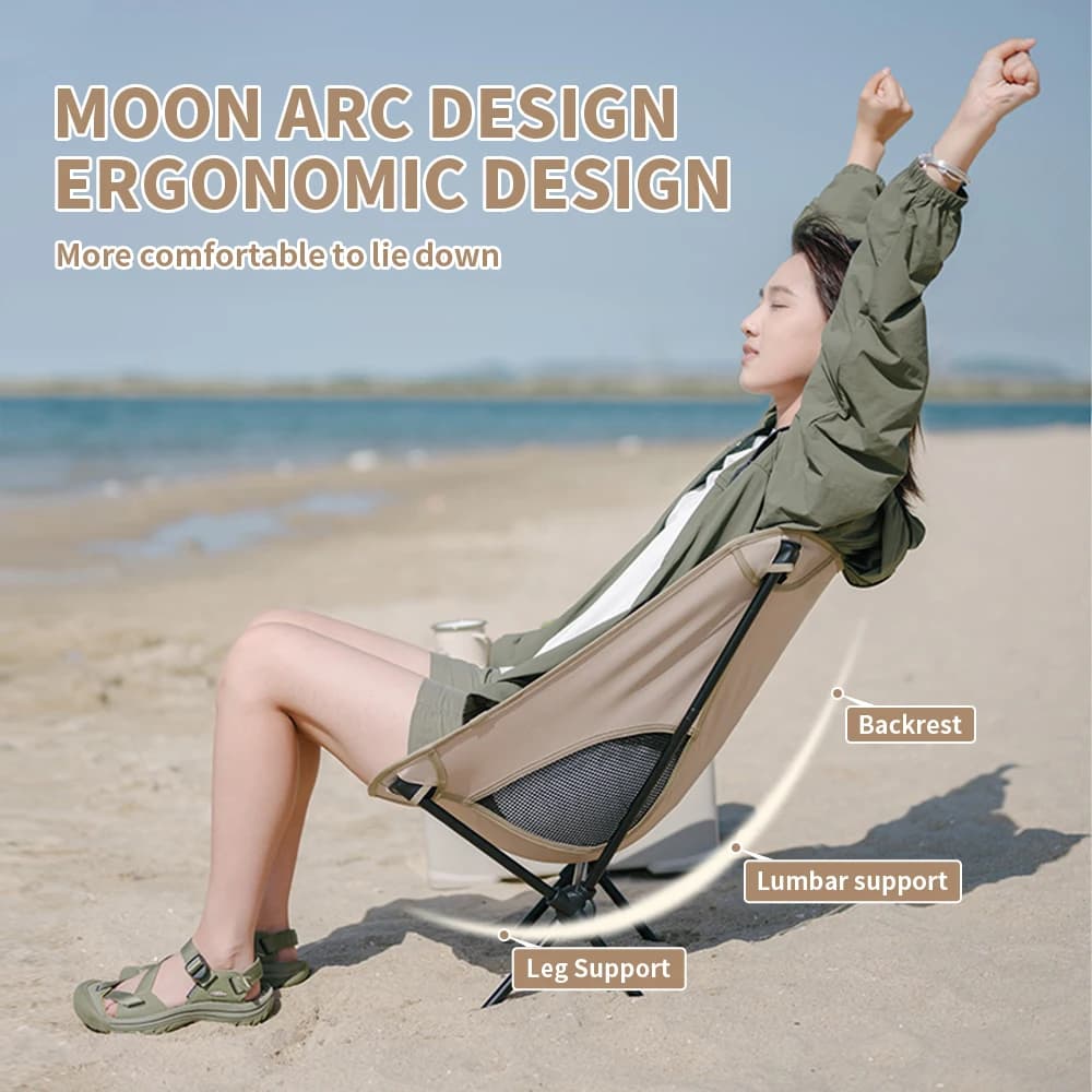 Chaise plage pêche Naturehike 2025 ultra-légère large pliante pour voyage et pique-nique