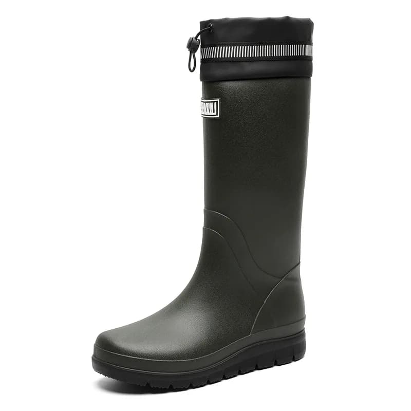Bottes de pêche hautes imperméables homme antidérapantes PVC pour livraison et cuisine professionnelle