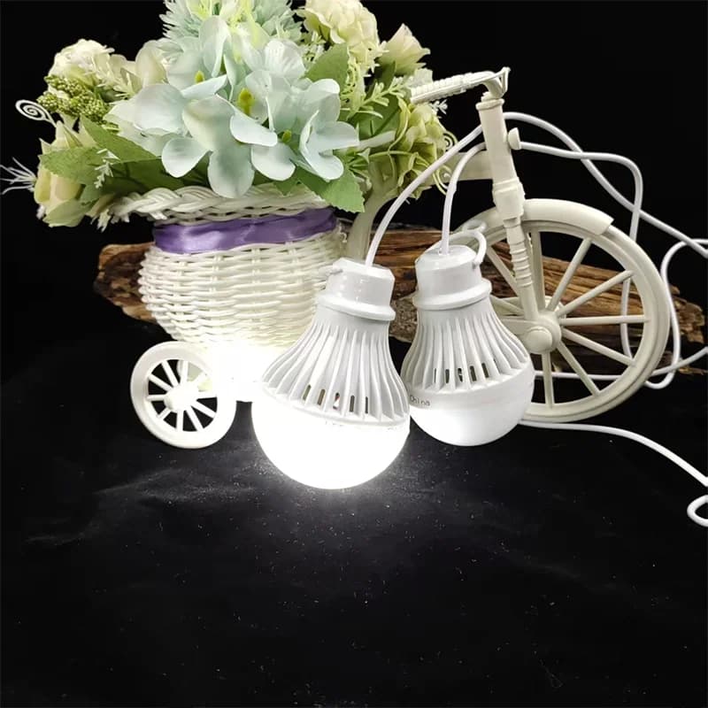 Lampe LED suspendue dimmable 3 couleurs USB pour ambiance pêche et barbecue