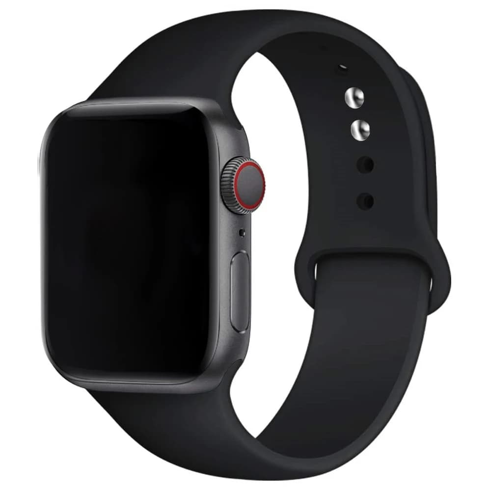 Bracelet silicone sport pour Apple Watch - Compatible toutes séries iWatch pêche étanche