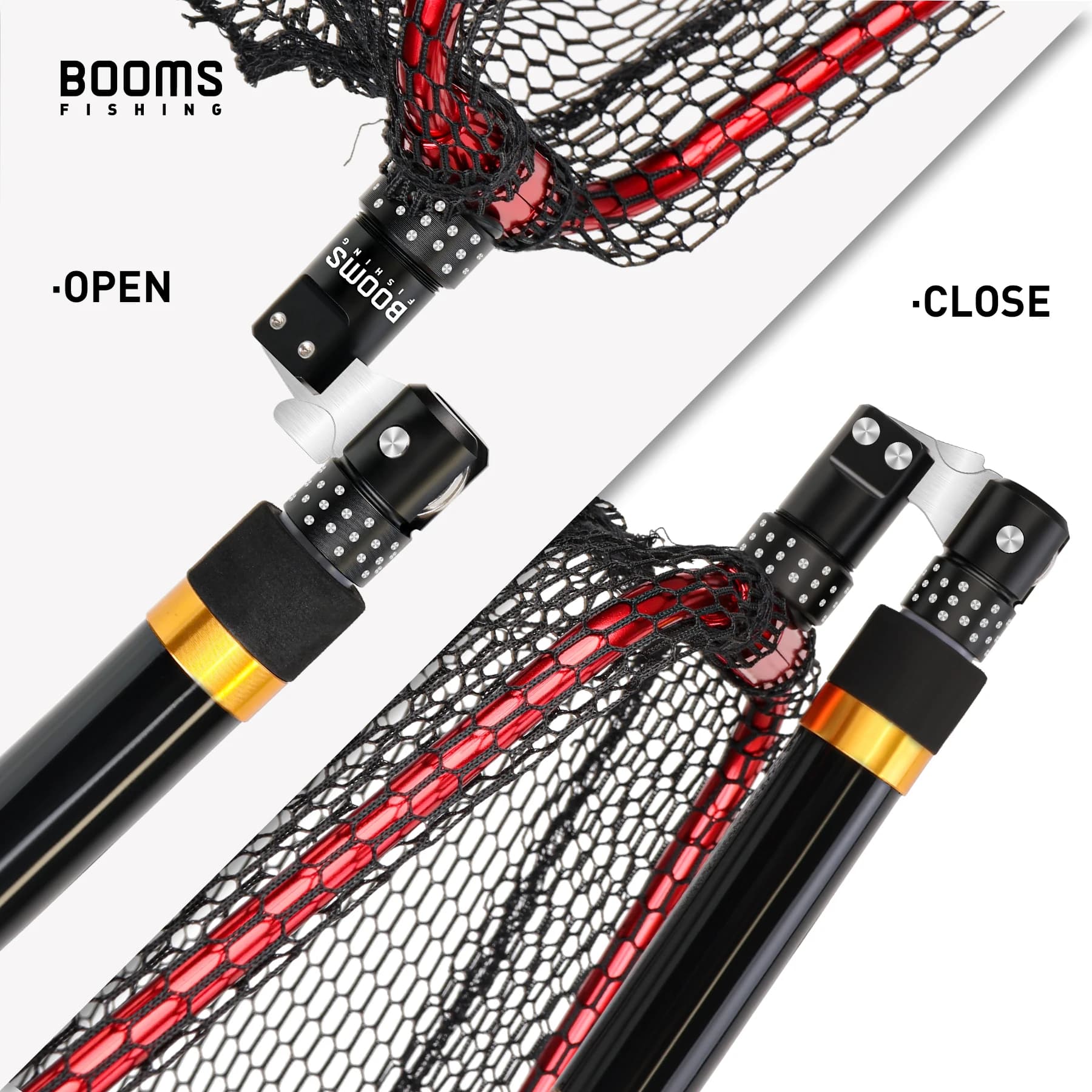 Connecteur universel pour épuisette en alliage d'aluminium - Adaptateur de filet de pêche Booms Fishing TM1