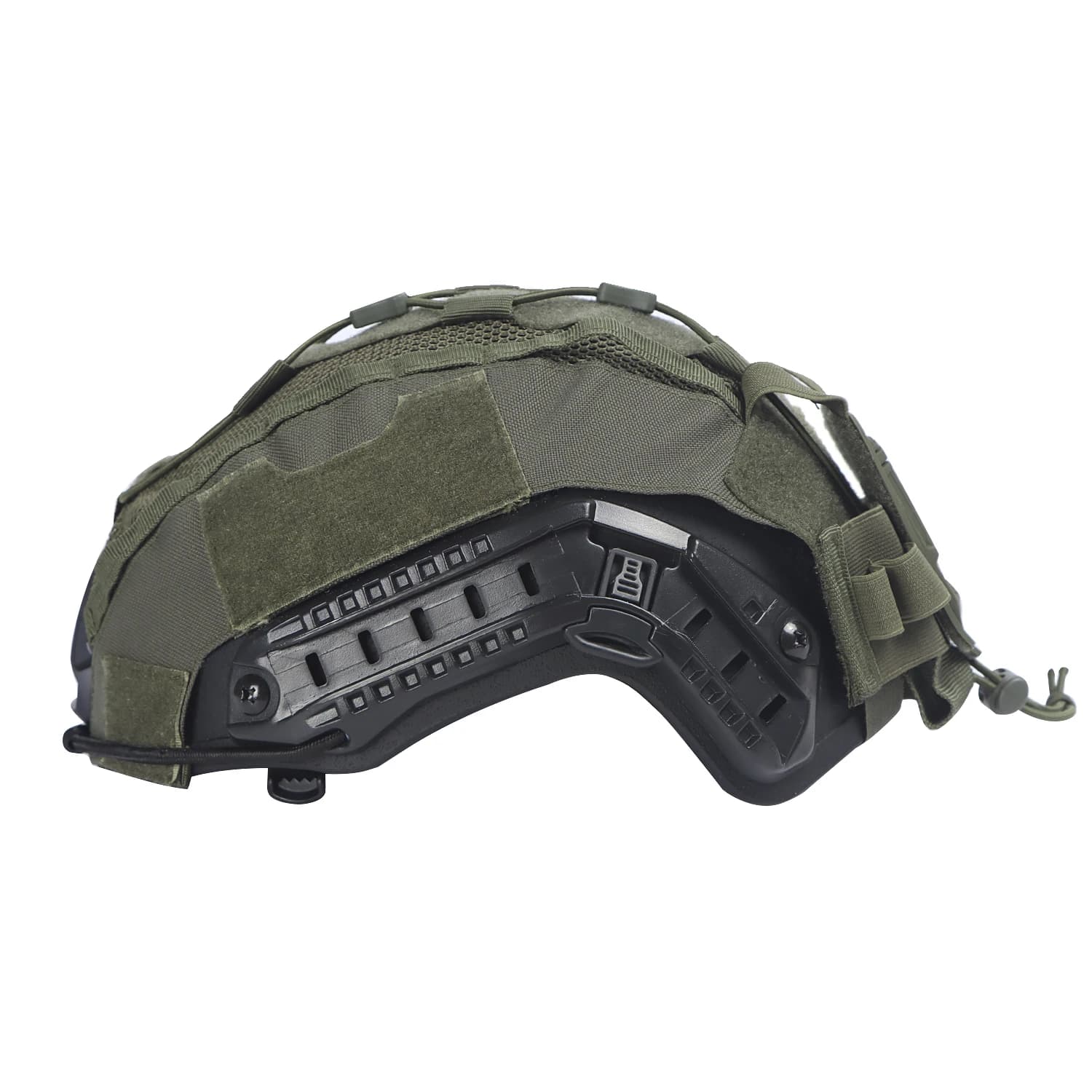 Housse casque tactique maritime avec poche batterie NVG pour pêche nocturne chasse