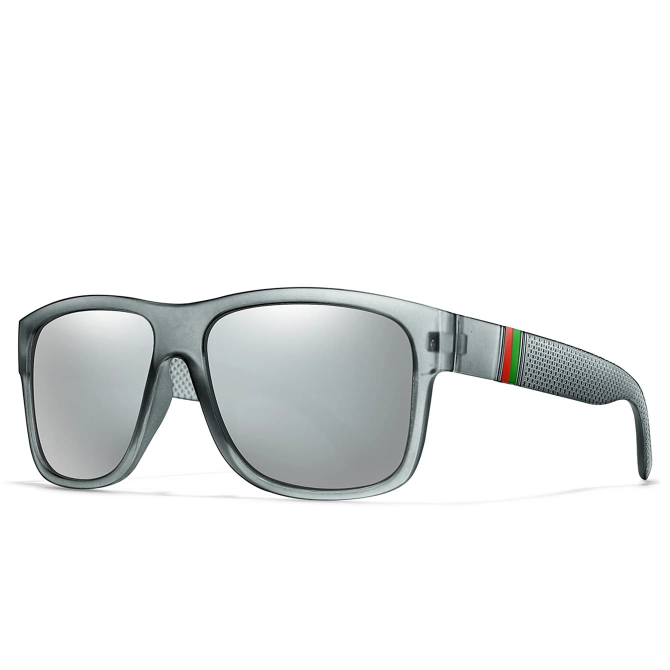 Lunettes pêche polarisées vintage marque classique homme - Monture carrée grande UV400