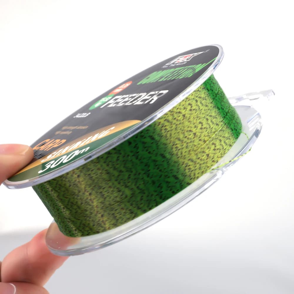 Ligne carpe FTK 3D invisible nylon 150m-300m fluorocarbone résistance pêche spot