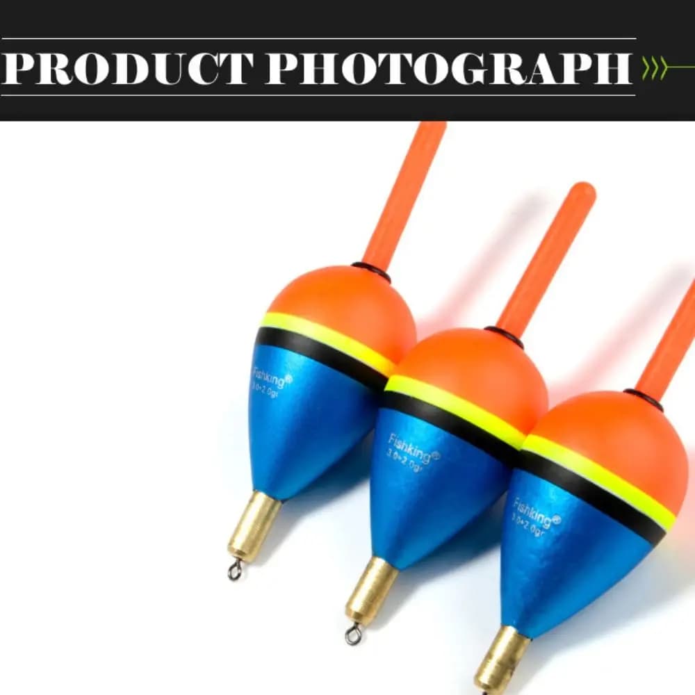 Flotteurs de pêche plastique 2.0g à 5.0g avec tube coulissant - Sensibilité et polyvalence