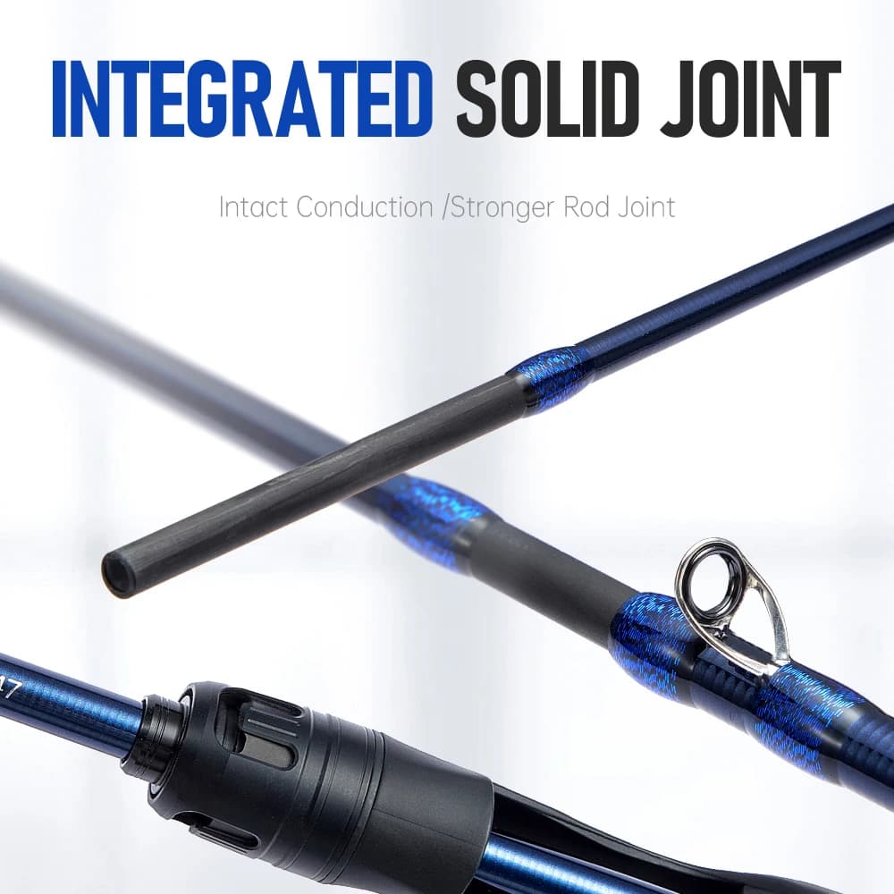 Canne seiche SOLOKING SCOUT47 2 sections 9:1 action ultralégère 61g pour pêche bateau et encornets