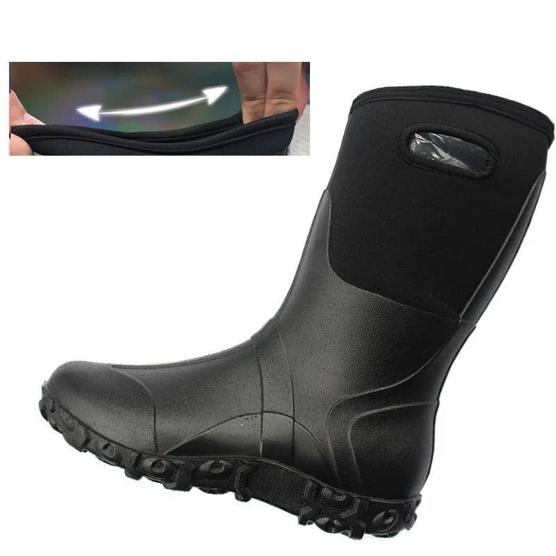 Bottes de pêche imperméables en néoprène haute qualité, camouflage bionique pour chasse et pêche, semelle anti-dérapante