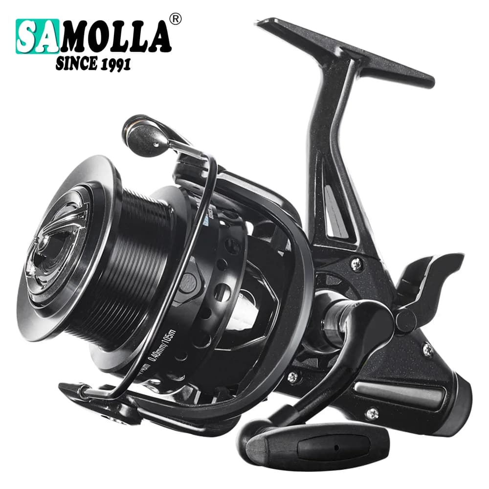 Moulinet carpe spinning double drag 12-15kg - Molinete carretilha carpe mer accessoires pêche