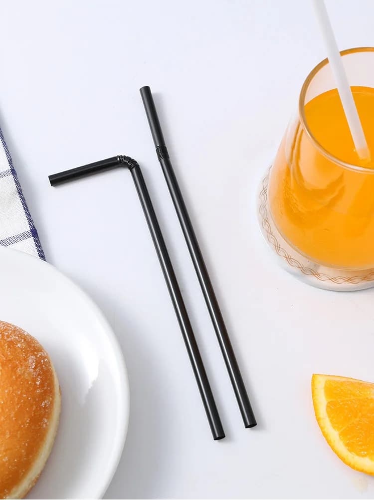 Pailles colorées et noires 50-1000 pièces pêche nœuds mariage fournitures cuisine
