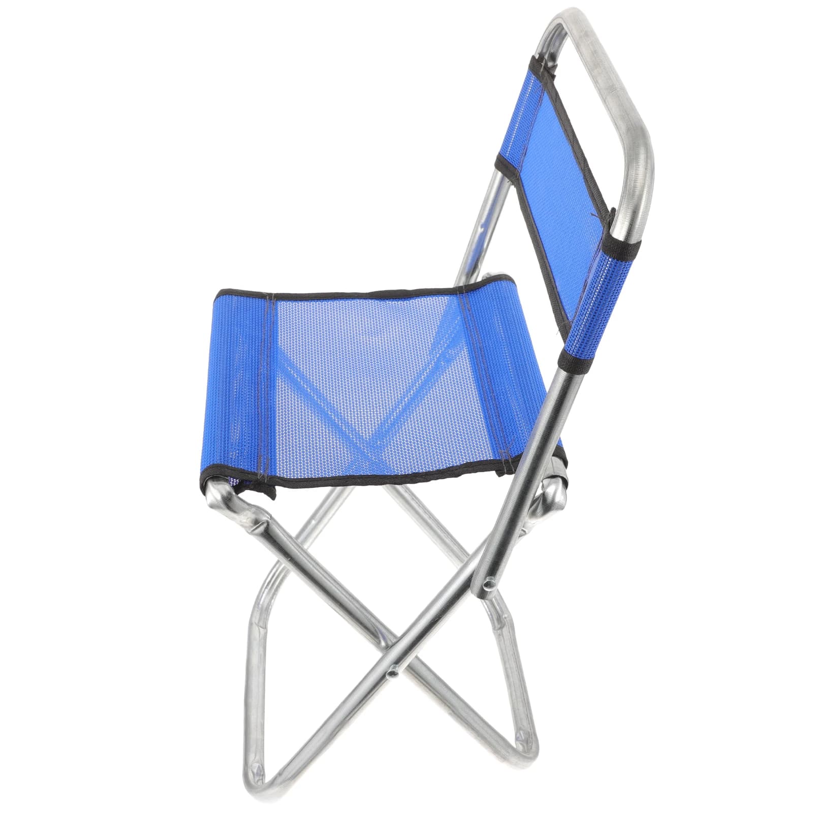 Chaise pliante outdoor pour pêche camping voyage légère portable design compact cadre métal mesh