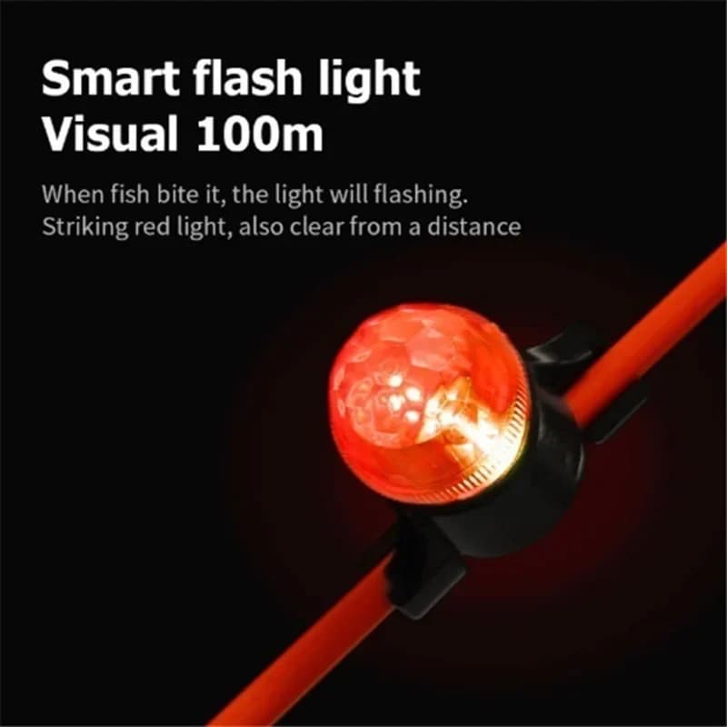 Alarme électronique LED pour pêche nocturne - Indicateur lumineux de touche portable - Accessoires FLYSAND