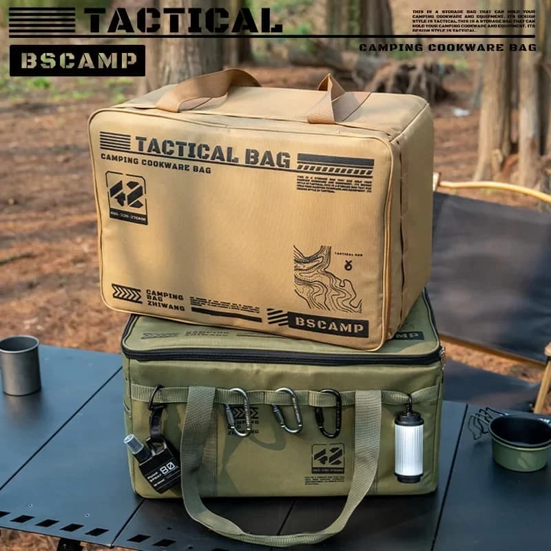 Sac de rangement tactique 30-42L pour matériel de pêche - Boîte isolante pliable étanche transport