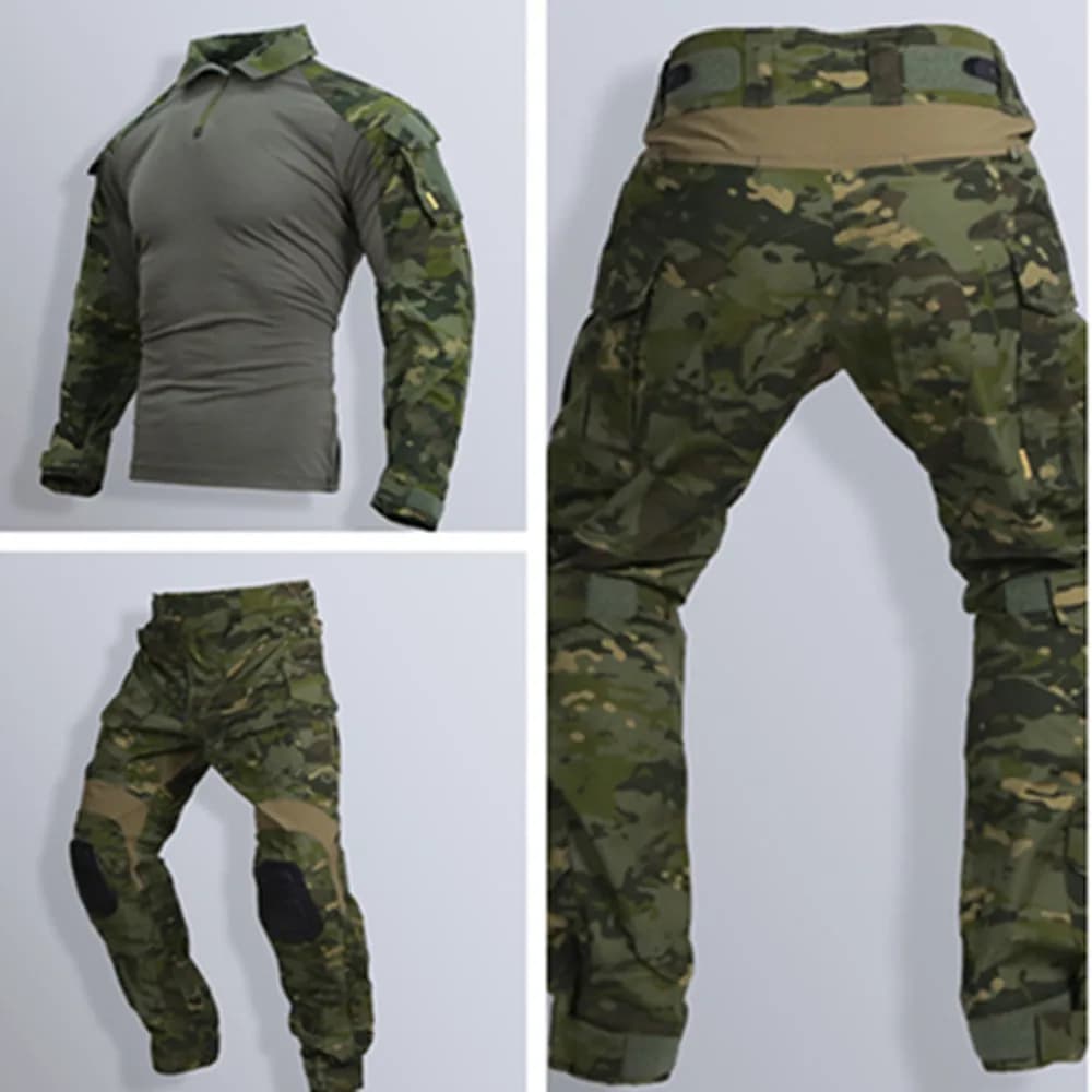 Combinaison tactique G3 ORIGINAL MULTICAM® airsoft - Veste et pantalon avec genouillères - Uniforme combat