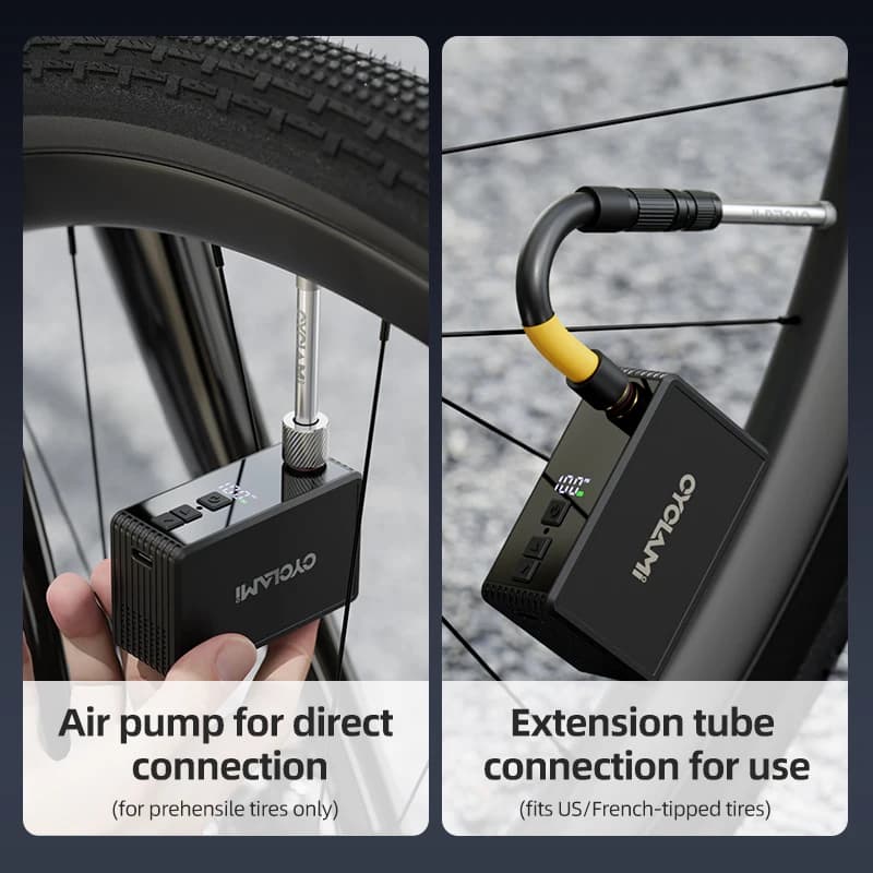 Pompe électrique automatique CYCLAMI AM6 Pro mini pour VTT et vélo de route - Accessoire pêche mobile