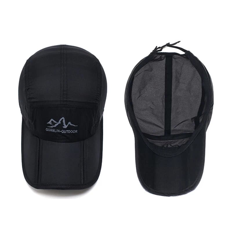 Casquette pêche séchage rapide pliable homme printemps été randonnée pêche sportive