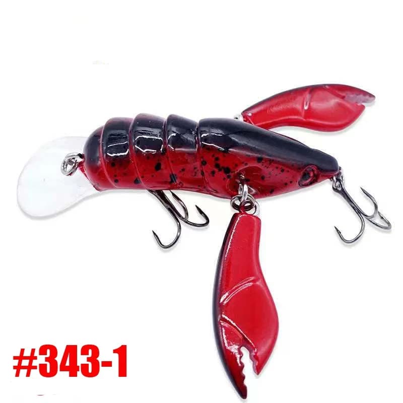 Leurre articulé craw premium avec hameçons aiguisés - appât réaliste pour plus de captures