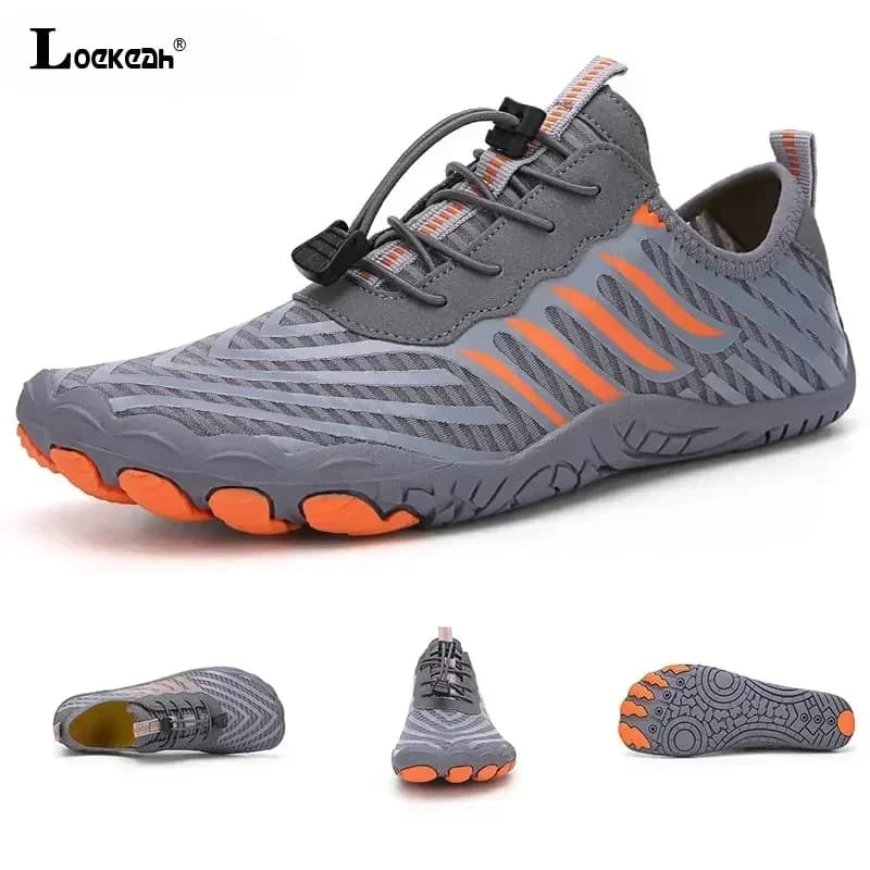 Chaussures aquatiques Loekeah homme femme pour pêche, plage et randonnée - Chaussures barefoot rapide séchage