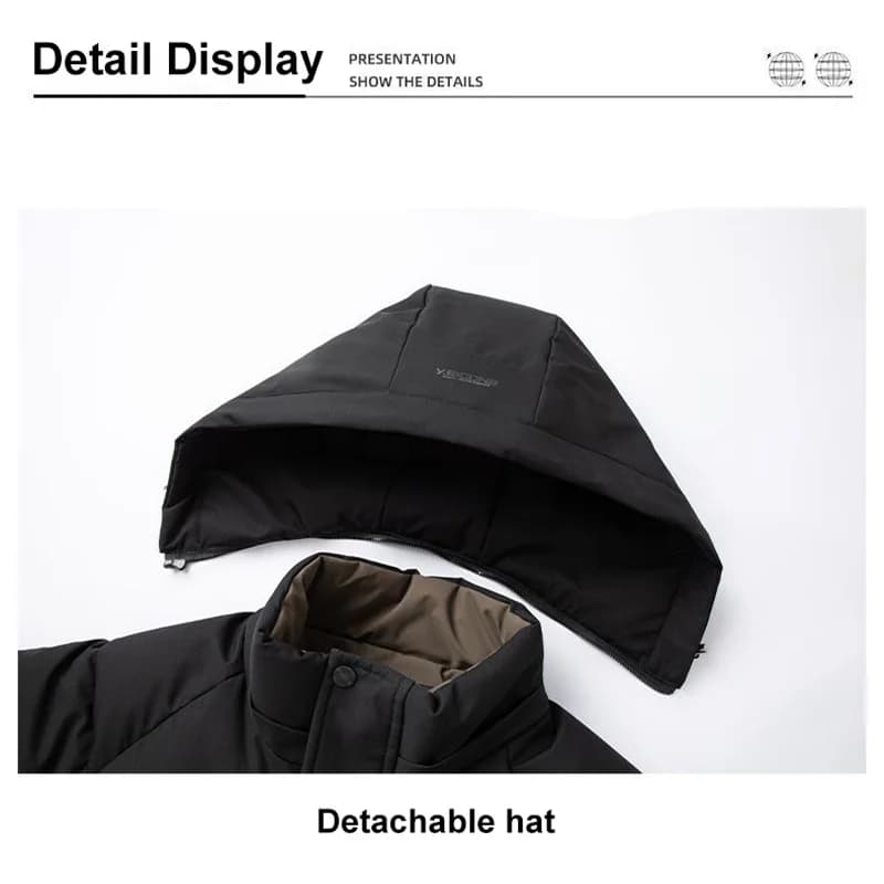 Veste graphène homme pêche hiver chaude coupe-vent capuche outdoor vêtements pêche confortable