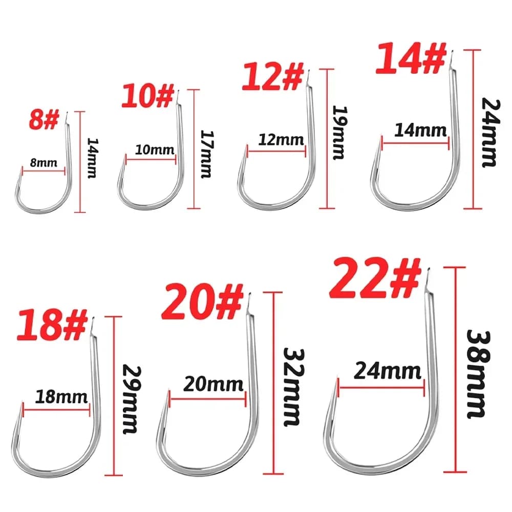 10 paires hameçons assist jig plumes acier carbone - Matériel pêche verticale et jigging lent