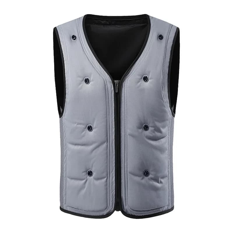 Gilet rafraîchissant circulation eau été - Veste climatisation outdoor protection solaire hommes