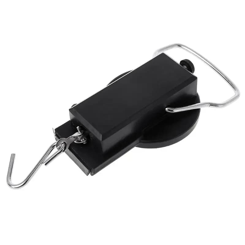 Balance suspendue portable 22kg/50lb pour pêche - Pèse-poissons avec mètre ruban et crochet robuste