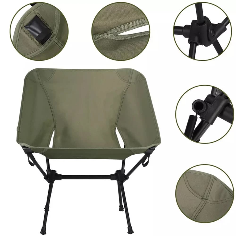 Chaise pliante enfant pour pêche et plage - Sécurité et légèreté pour le plein air