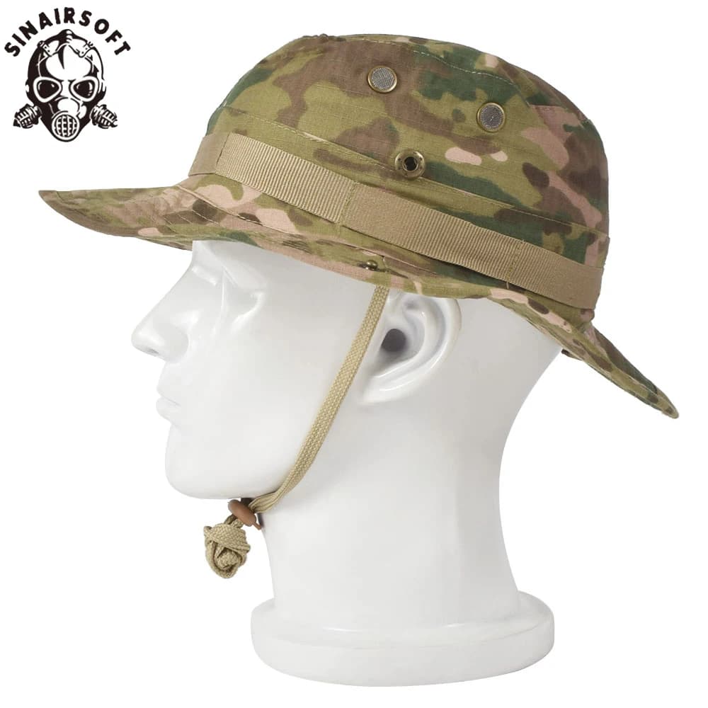 Casquette tactique camouflage SINAIRSOFT - Boonie hat pêche randonnée chasse sport soleil