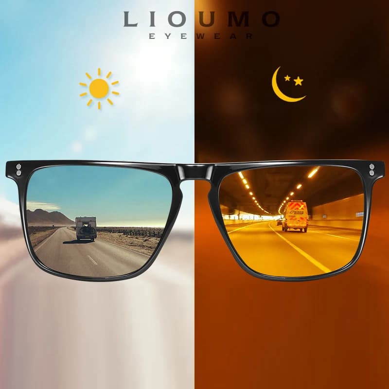 Lunettes photochromiques polarisées pour pêche - Vision jour/nuit avec protection anti-éblouissement